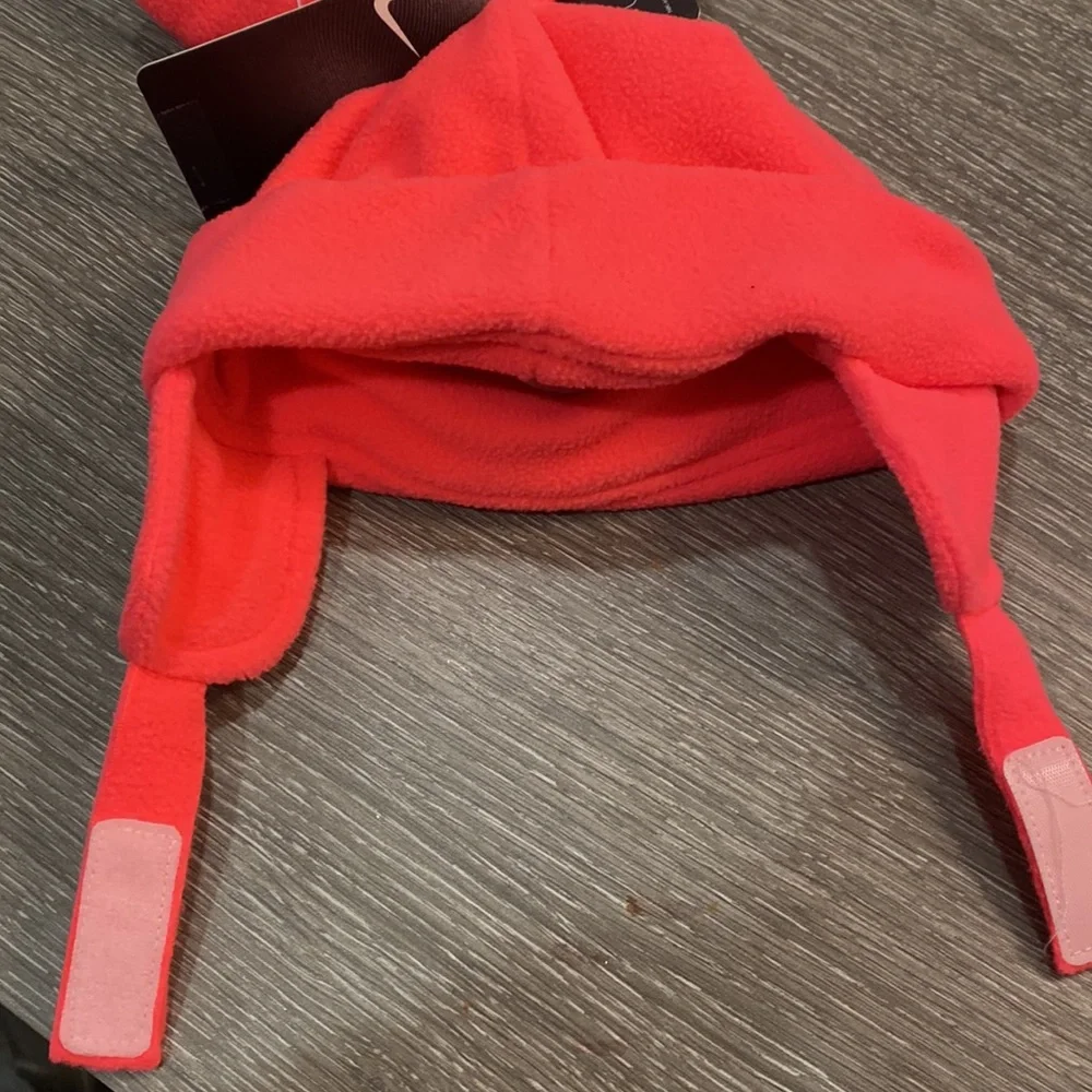 Nike Baby Hot Pink Toboggan & Glove Set